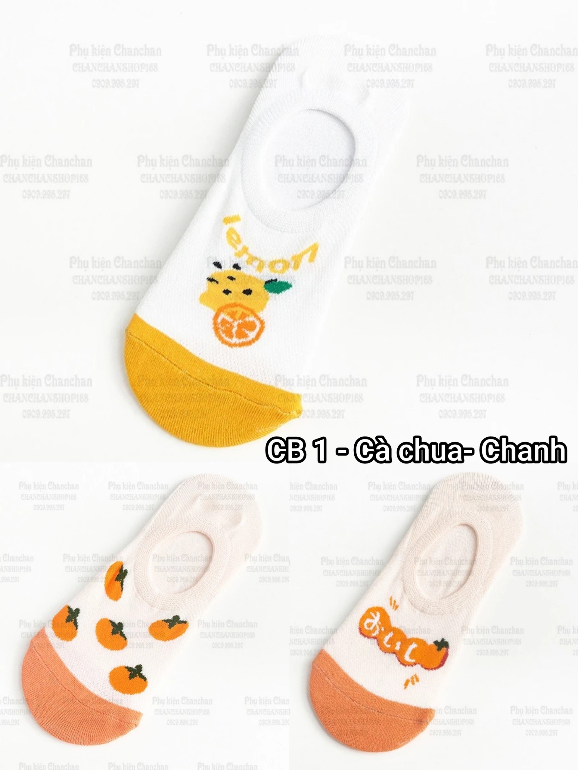 Combo 3 vớ lười họa tiết trái cây từ 42k