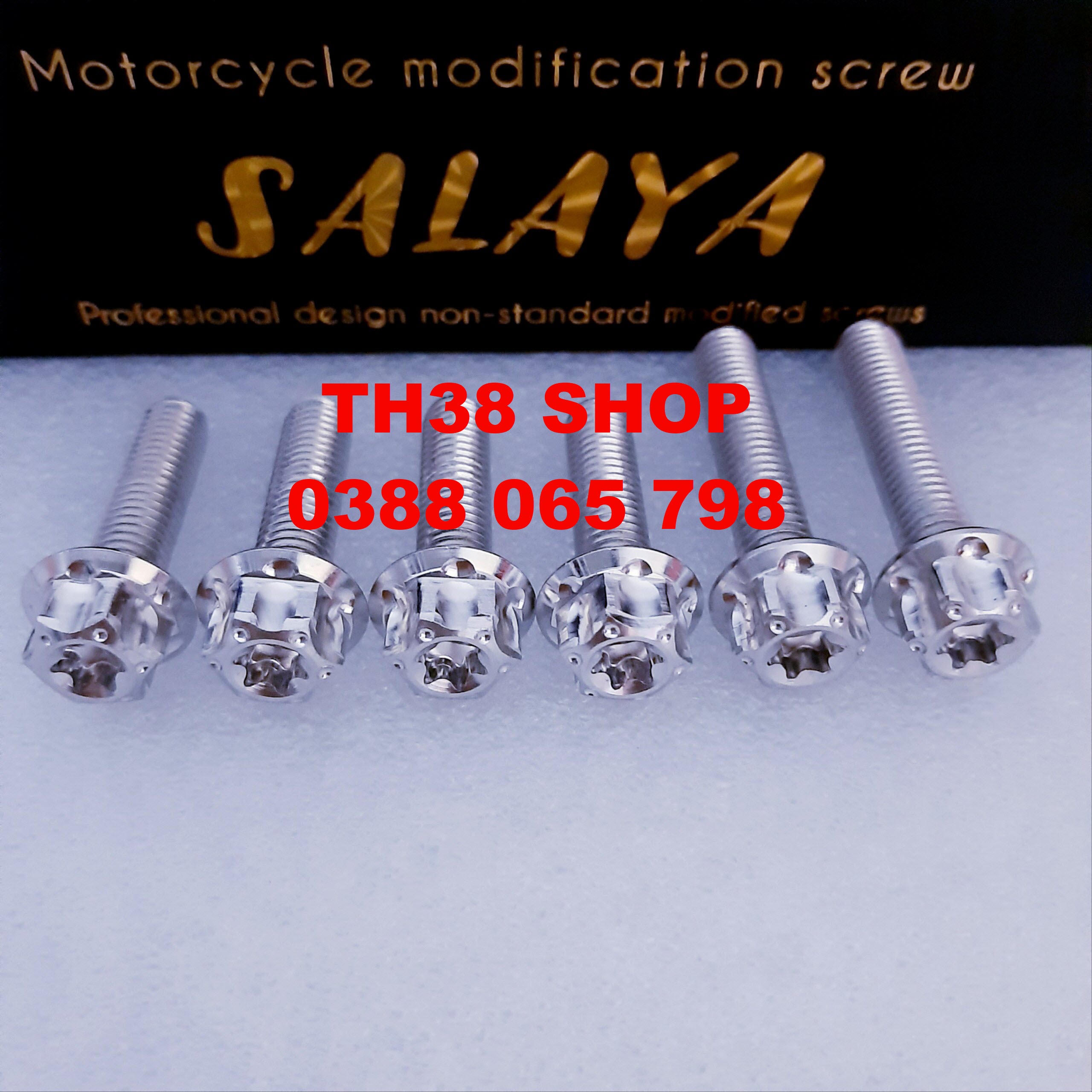ốc ty phuộc sonic, raider/satria salaya [bộ 6 con]