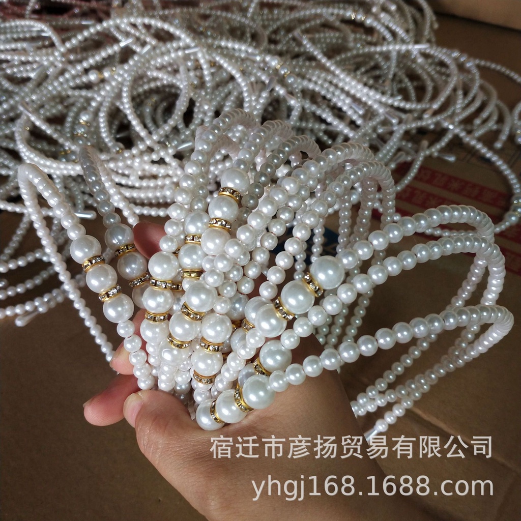 Bờm Tóc Ngọc Trai Giả Hàn Quốc Xược Tóc Băng Đô Cài Tóc E763