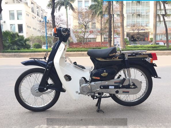 Dàn đầu xe cub 82 màu xanh cửa long