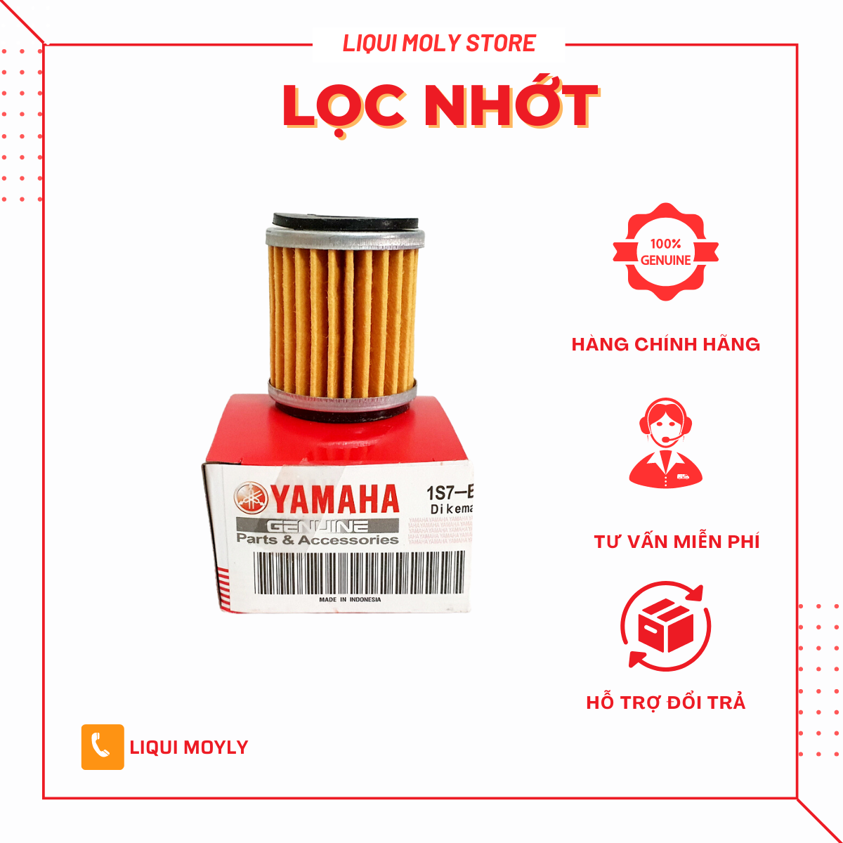 LỌC NHỚT CHO XE MÁY YAMAHA