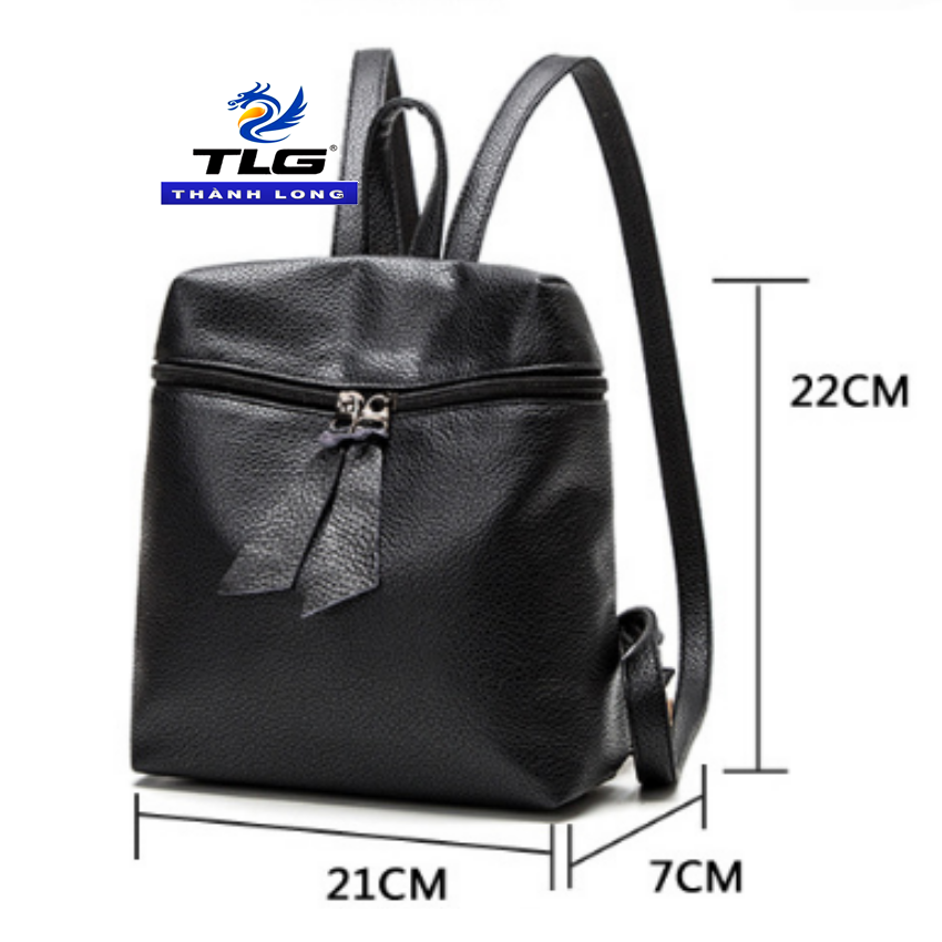 Ba Lô Da Đồ Da Thành Long TLG 205987 (Đen)