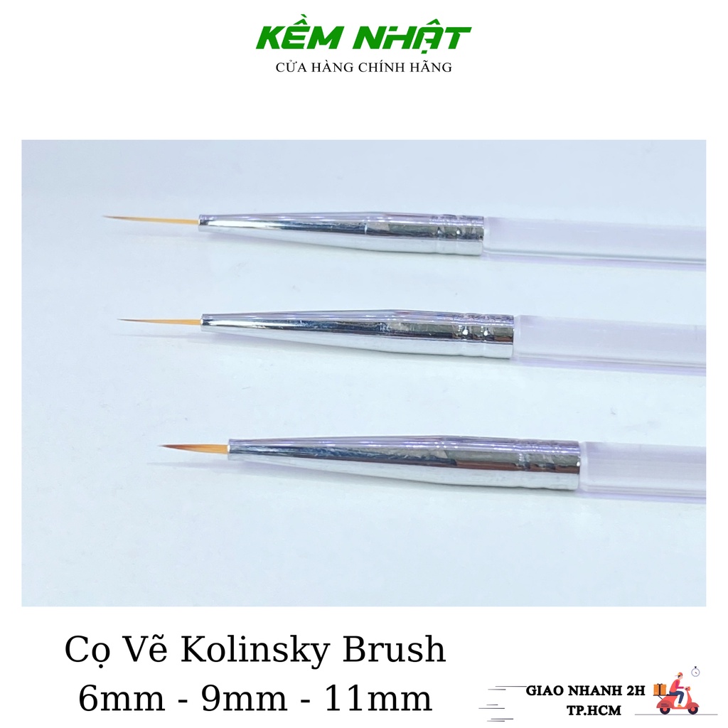 Cọ Vẽ Kolinsky Brush Cán Trong