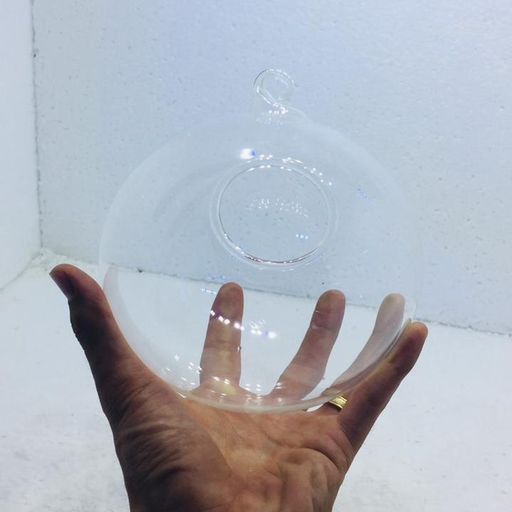 Chậu thủy tinh treo hoặc nuôi cá 16cm