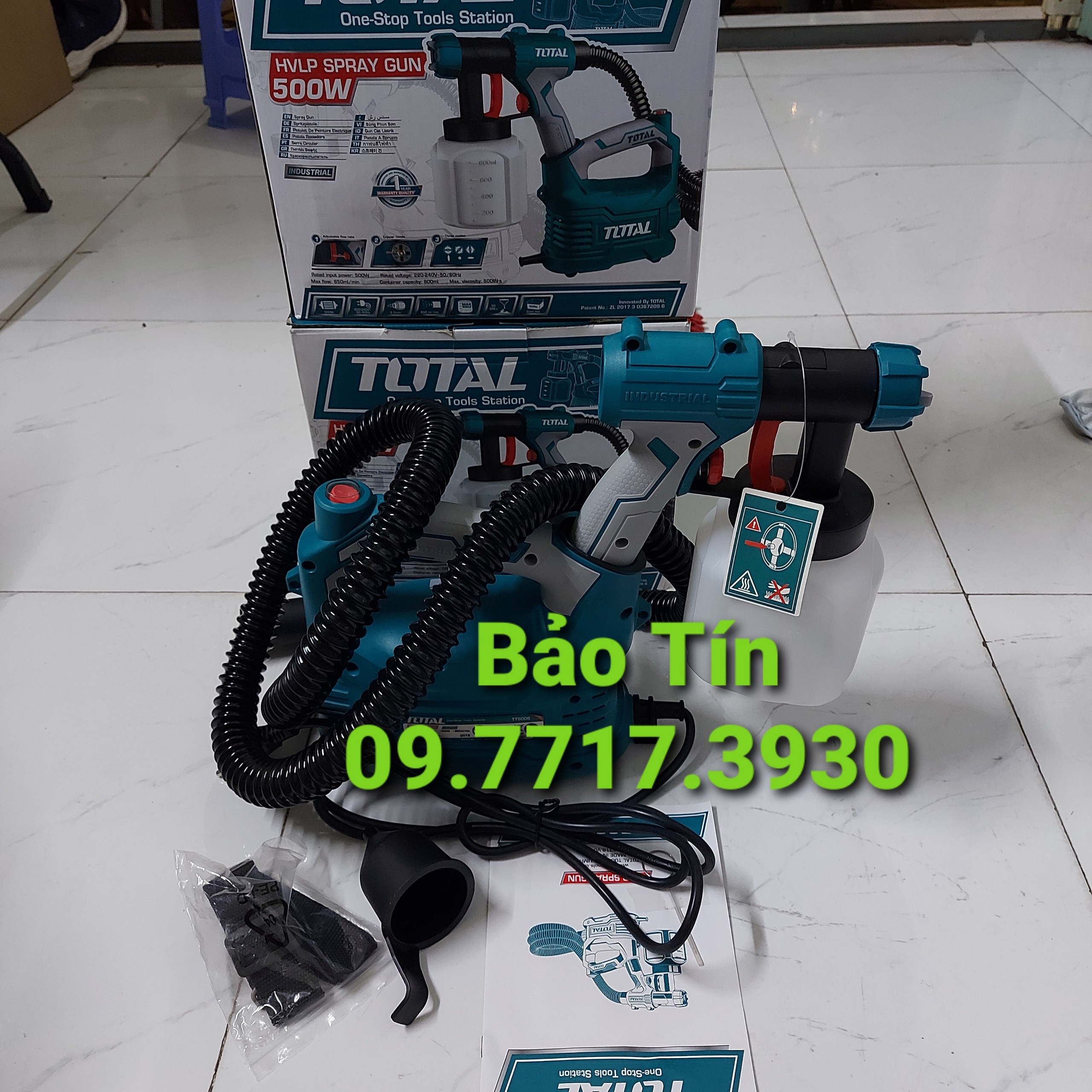 [HCM]MÁY PHUN SƠN 500W TOTAL TT5006 [CHÍNH HÃNG] PHUN SƠN ĐIỆN [RẺ] MÁY PHUN SƠN