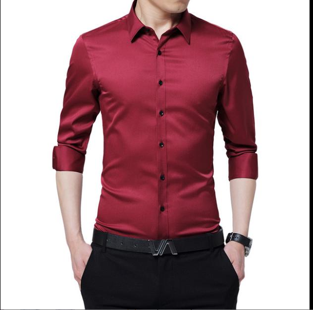 Áo sơ mi cao cấp không nhăn vải đẹp nhiều màu hàng shop