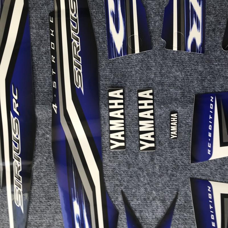 [HCM][HOT] BỘ TEM XE MÁY TEM RỜI TEM 3 LỚP XE YAMAHA SIRIUS RC EDITION MÀU XANH DƯƠNG ĐẬM