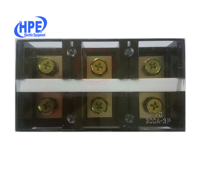 Cầu đấu dây điện 3pha 60A - Domino 3 pha 60A