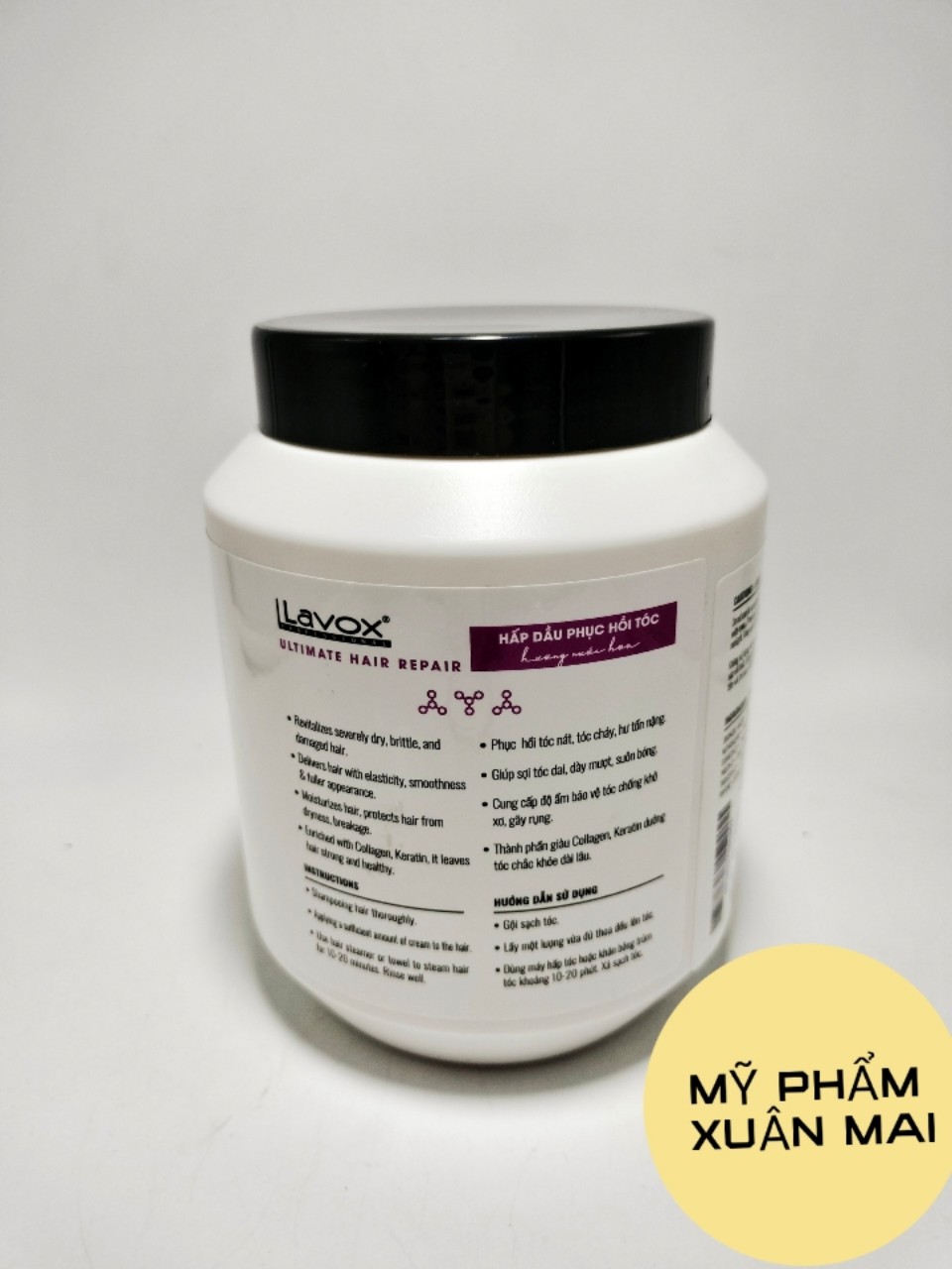 Lavox Collagen Hair Steaming, Oiling, and Conditioning Cream Jar