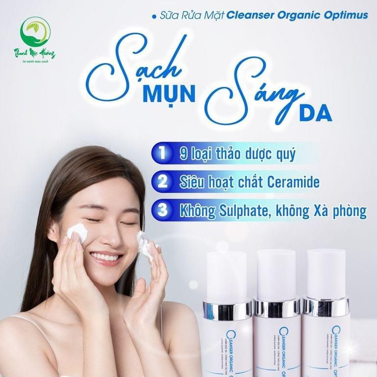 [Mẫu mới nhất ] Sữa rửa mặt Optimus Thanh Mộc Hương 120ml