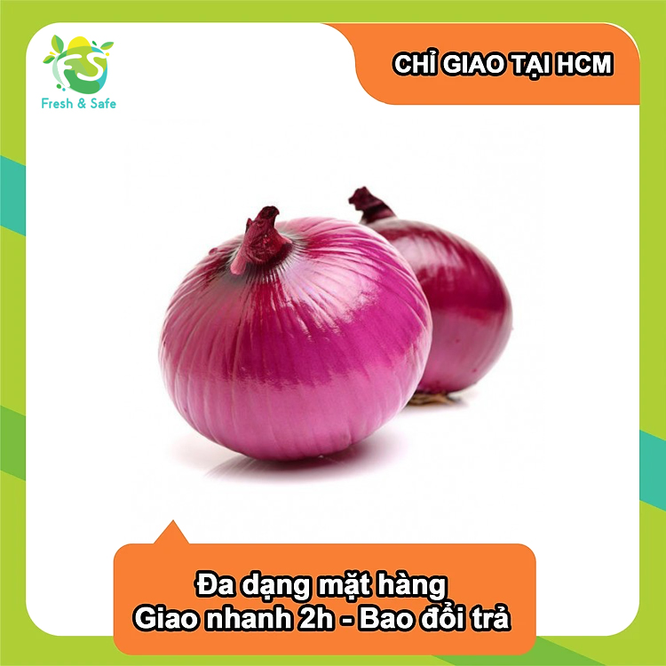 [Chỉ Giao HCM] Hành Tây Tím - 300g