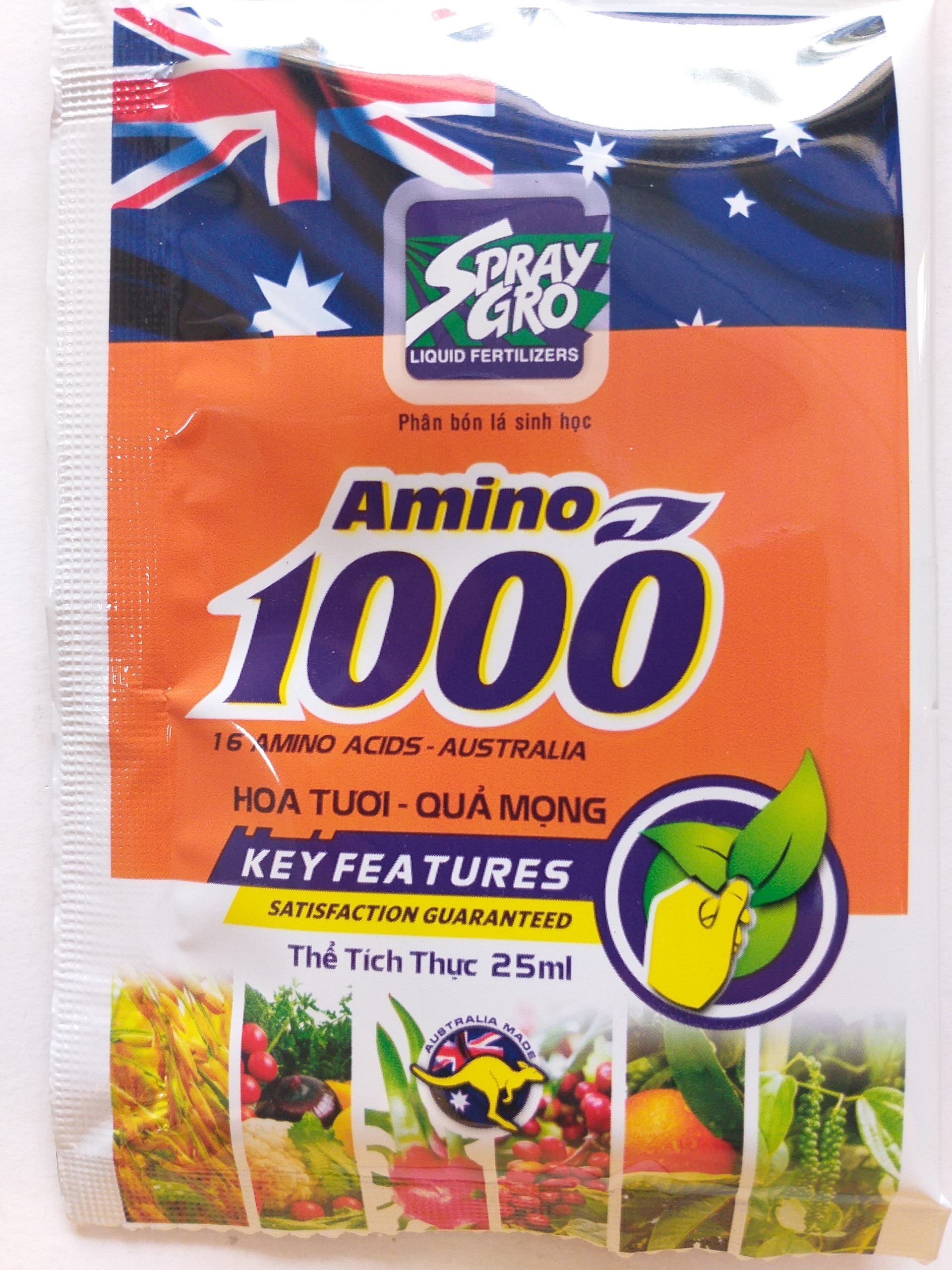 Phân bón lá sinh học Amino 1000 - 25ml