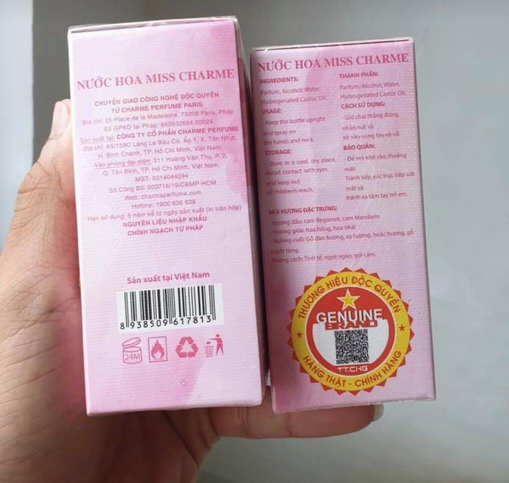 Nước Hoa Charme_Miss_Charme 50ml