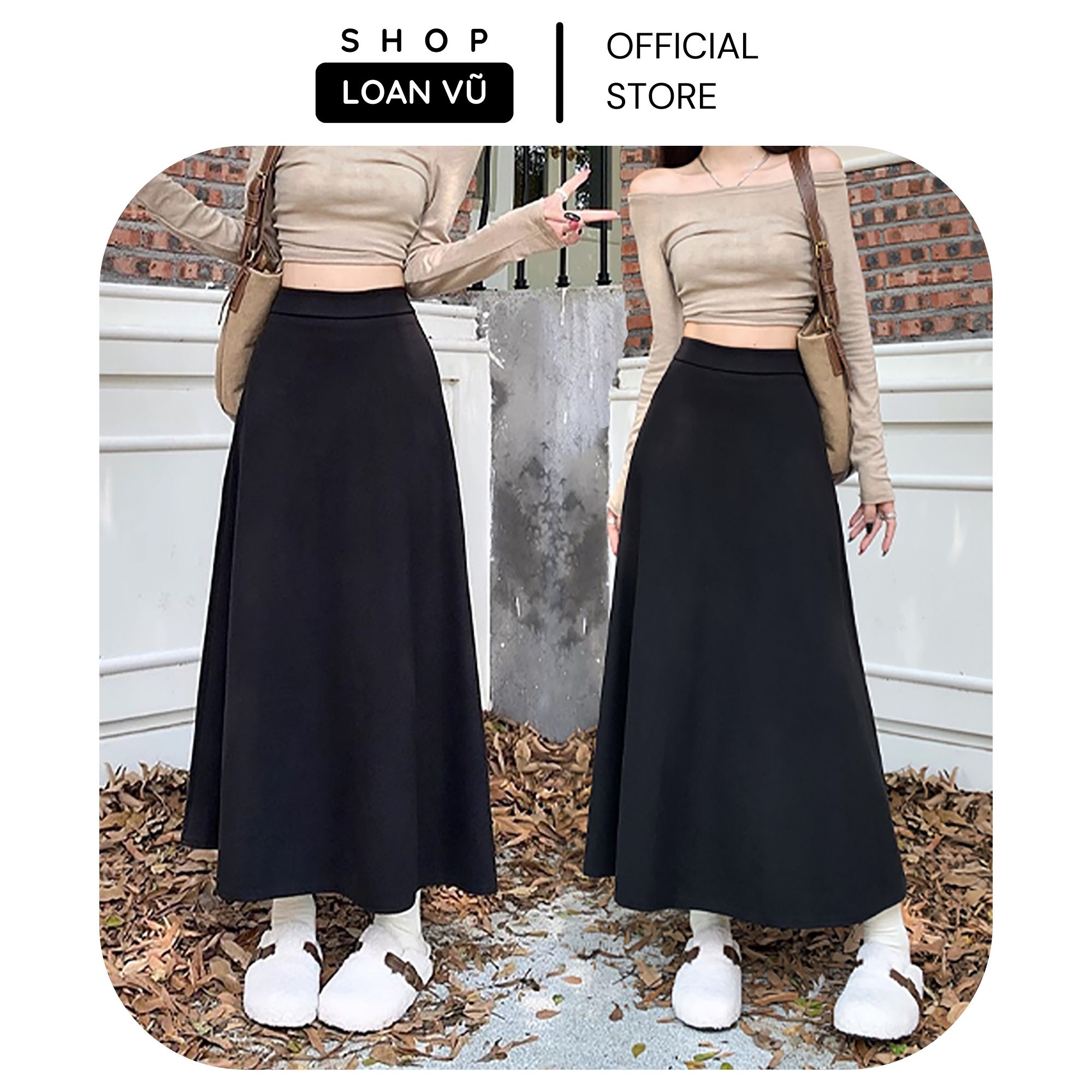 [BIGSIZE] Chân váy suông dáng dài 90cm chất umi - ms518