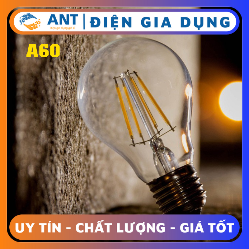 (Combo 10B) Edison Led Filament Bulb A60 4W E27