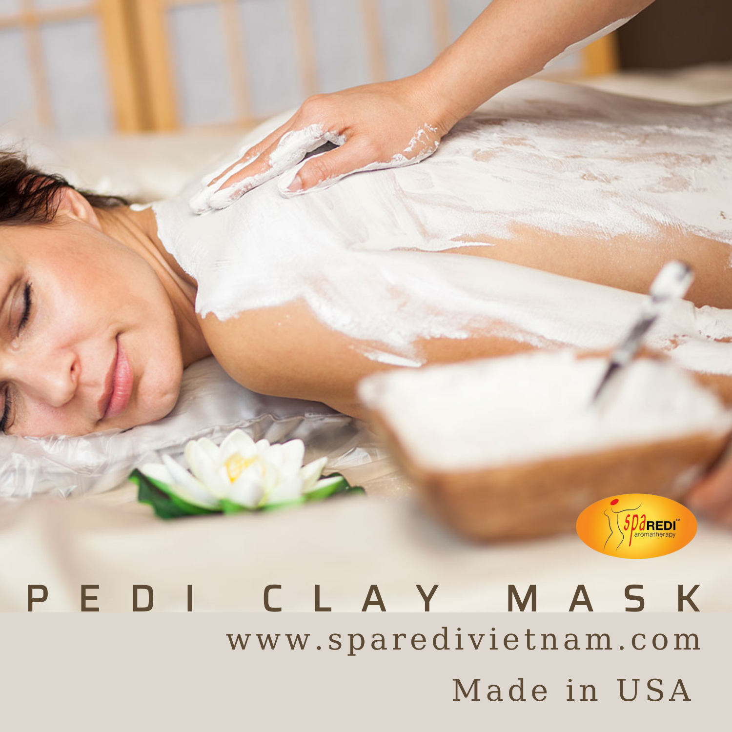 Mặt nạ đất sét Pedi Clay Mask mùi Cam 474 ml