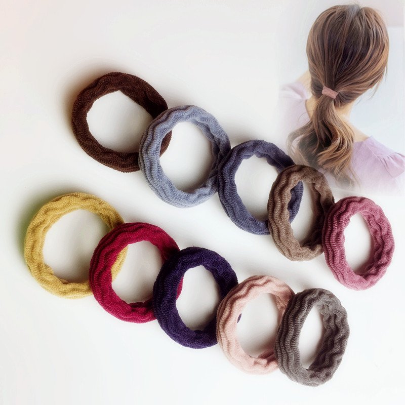 Cột tóc trơn mềm - SET 10 thun đủ màu