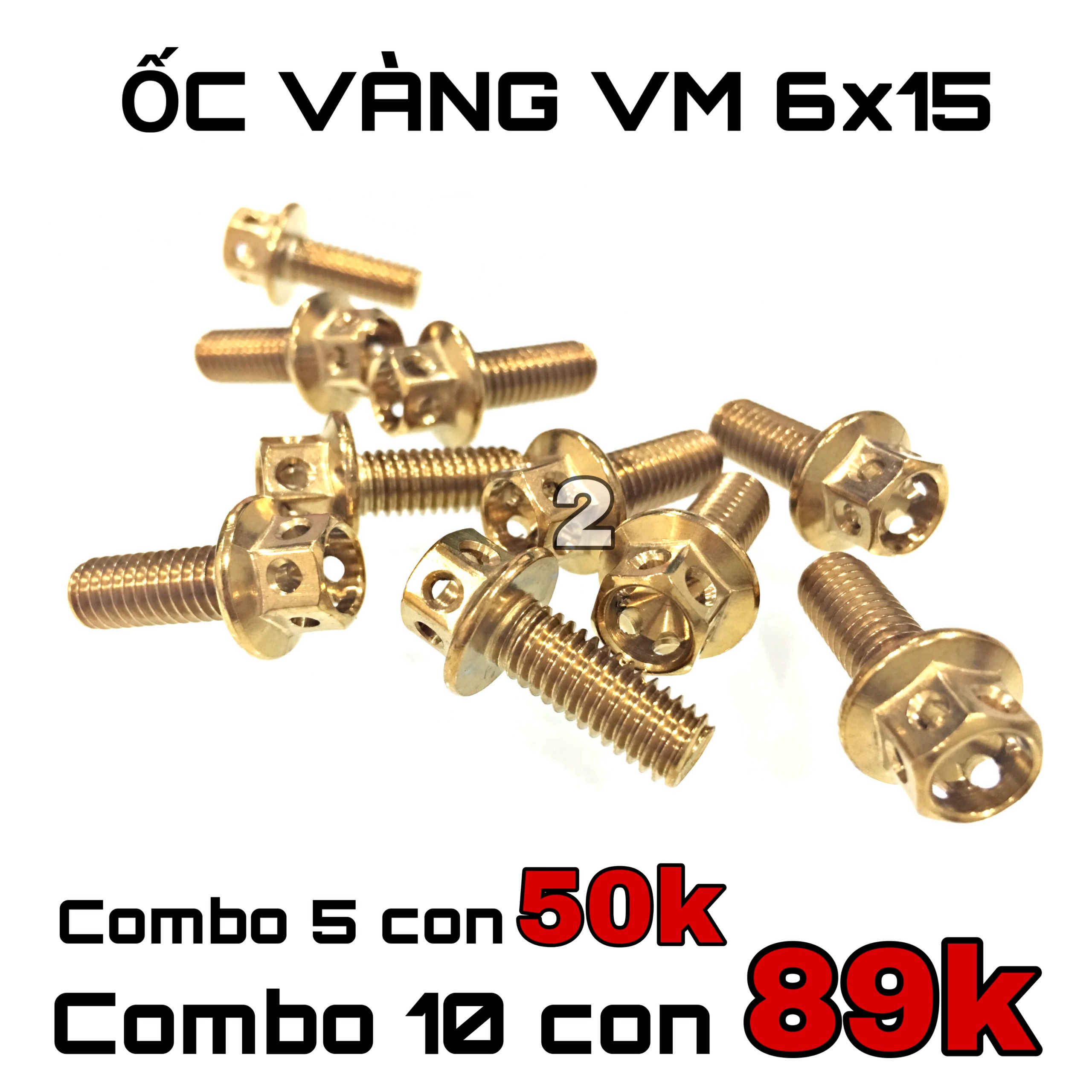 [HCM]COMBO 10 CON ỐC THÁI KIỂU CHO XE MÁY