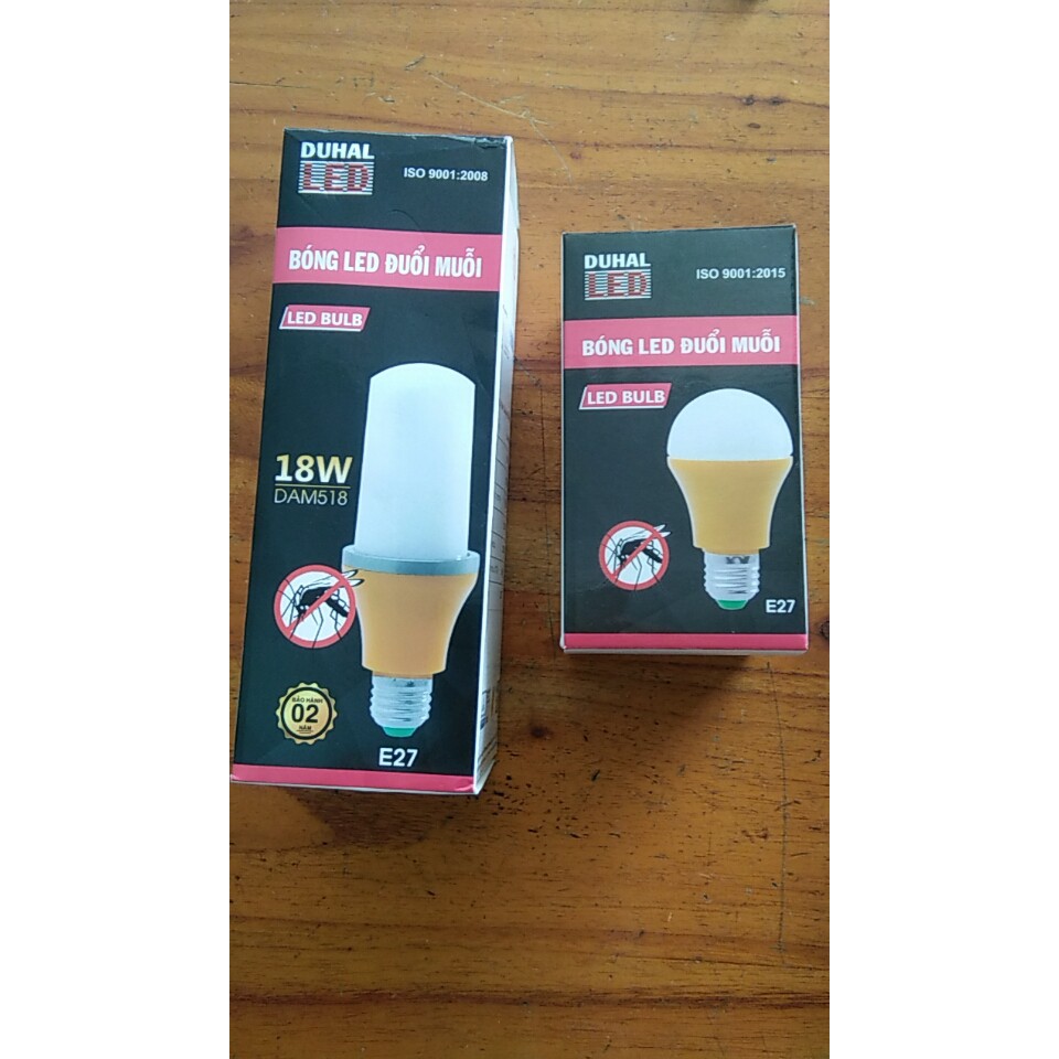 Bóng led đuỗi muỗi Duhal 18w, đèn phòng ngừa côn trùng - 5w