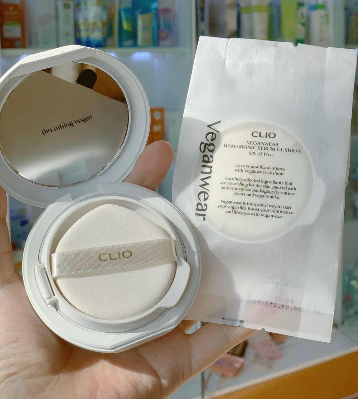 [GIẢM 5% ĐƠN 129K]PHẤN NƯỚC CUSHION CLIO VEGANWEAR