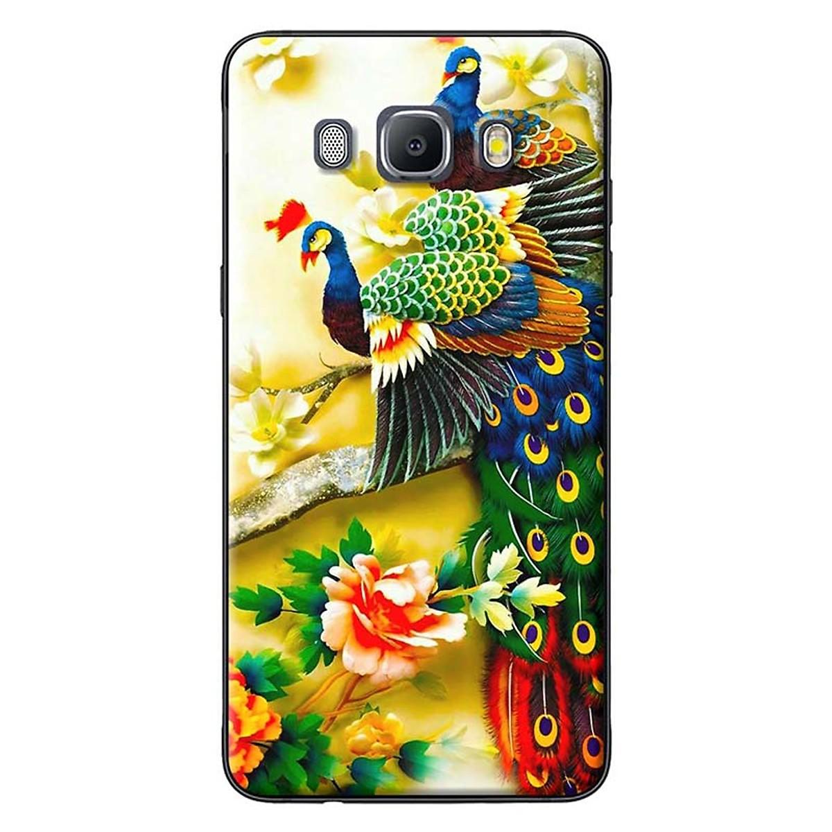 Ốp lưng dành cho Samsung Galaxy J3 (2016) mẫu Chim công
