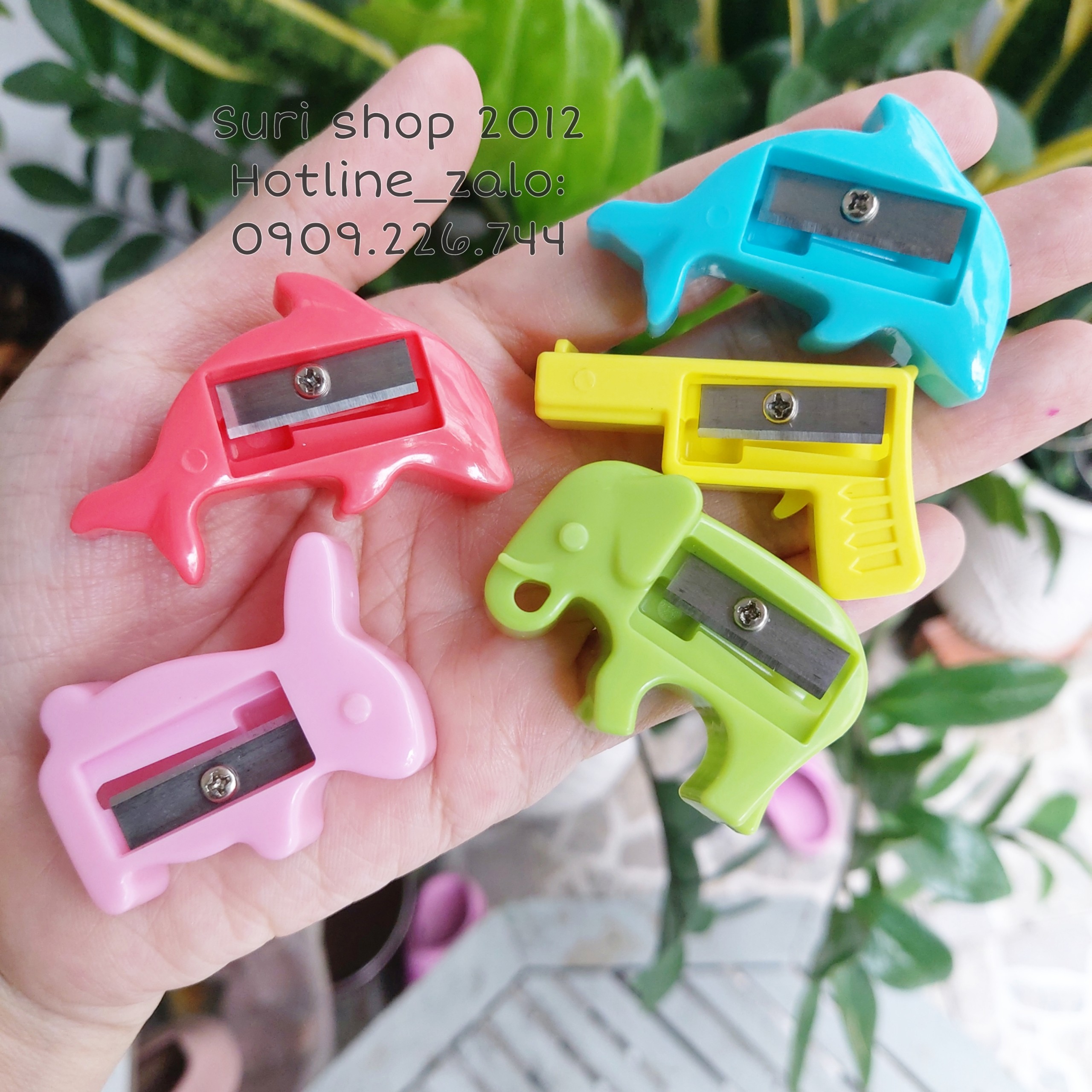 Combo 5 chuốt bút chì đủ hình dễ thương ( mẫu giao ngẫu nhiên )