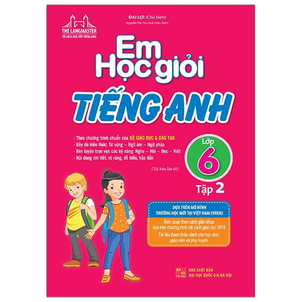 Fahasa - the langmaster - em học giỏi tiếng anh lớp 6 - tập 2