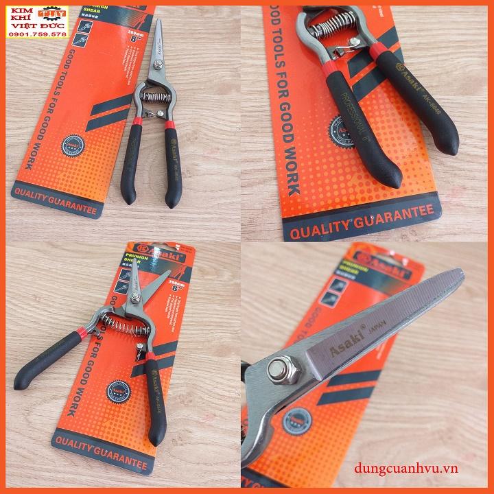 Kéo cắt cành Asaki AK-8648 C2-8inch (Đen)