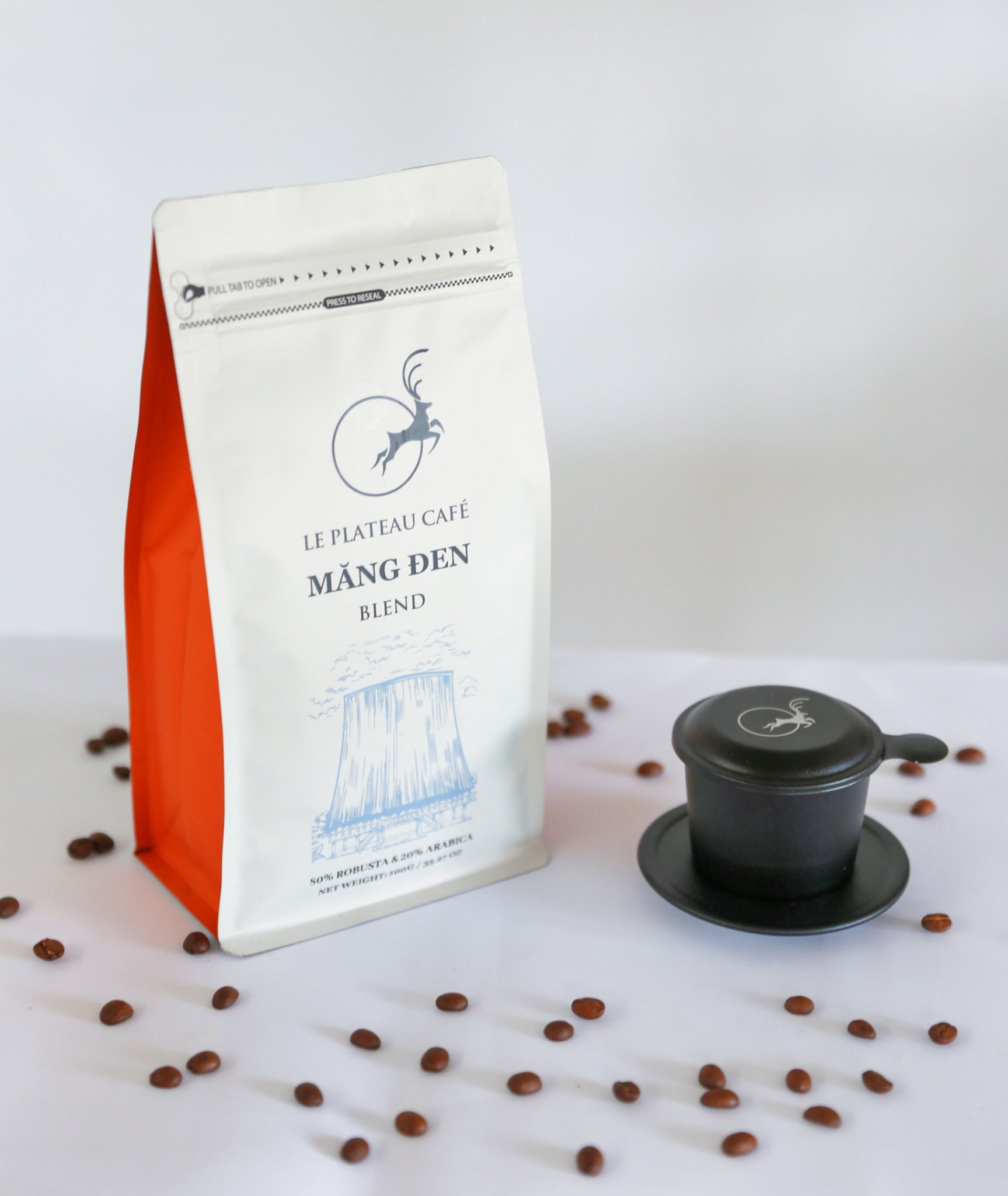 Cà phê Măng Đen Blend - cà phê trái chín nguyên chất 500gr