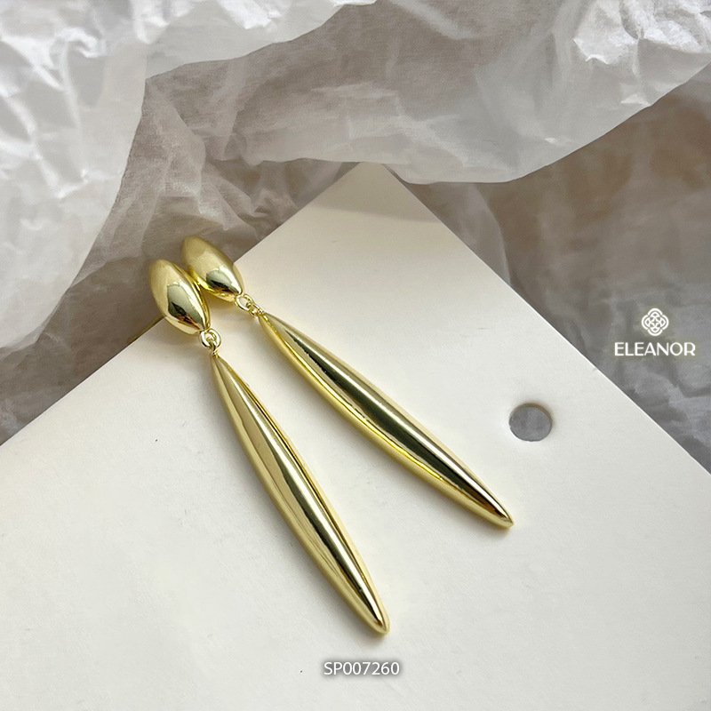 Bông tai nữ chuôi bạc 925 Eleanor Accessories dáng dài sang trọng khuyên tai phụ kiện trang sức 7260