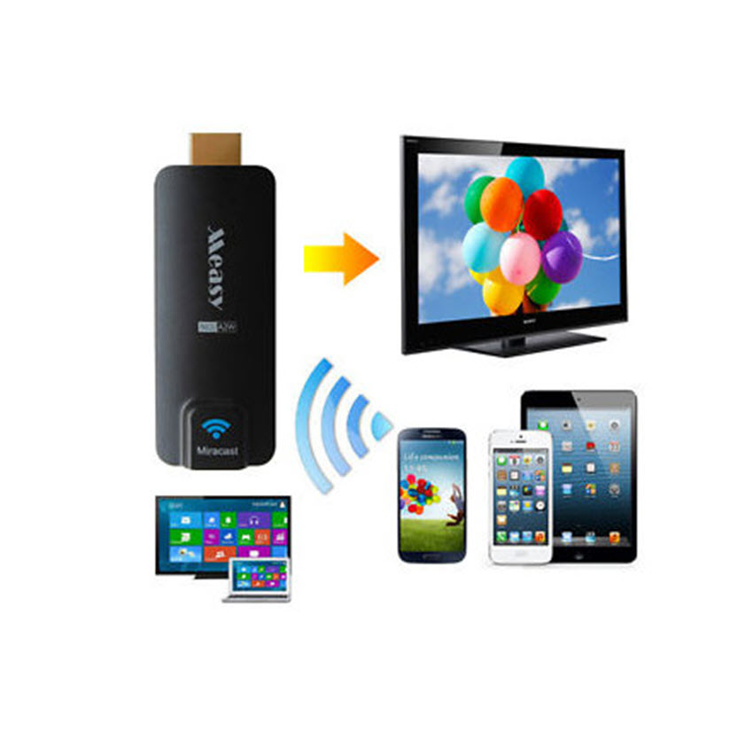 HDMI không dây Dongle Measy A2W cho Điện thoại, Máy tính bảng xuất ra Tivi chất lượng cao
