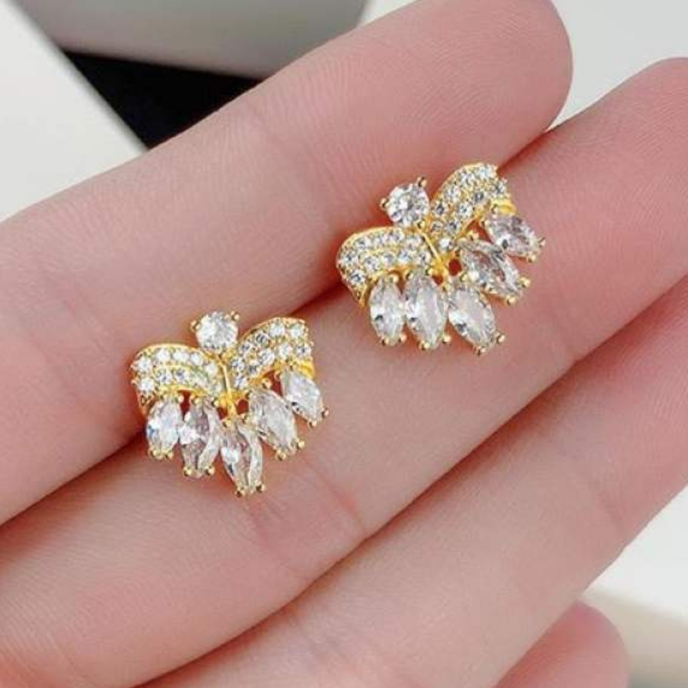 Bông tai nữ mạ Vàng đính Đá ( 01 Đôi) M7 11.12