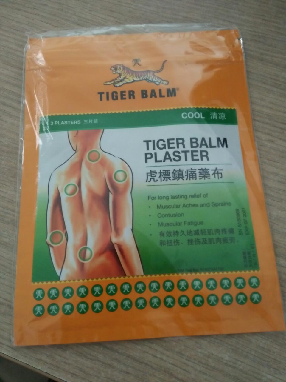 Bịch MIẾNG DÁN TIGER BALM PLASTER-RD Cool  10cm x 14cm