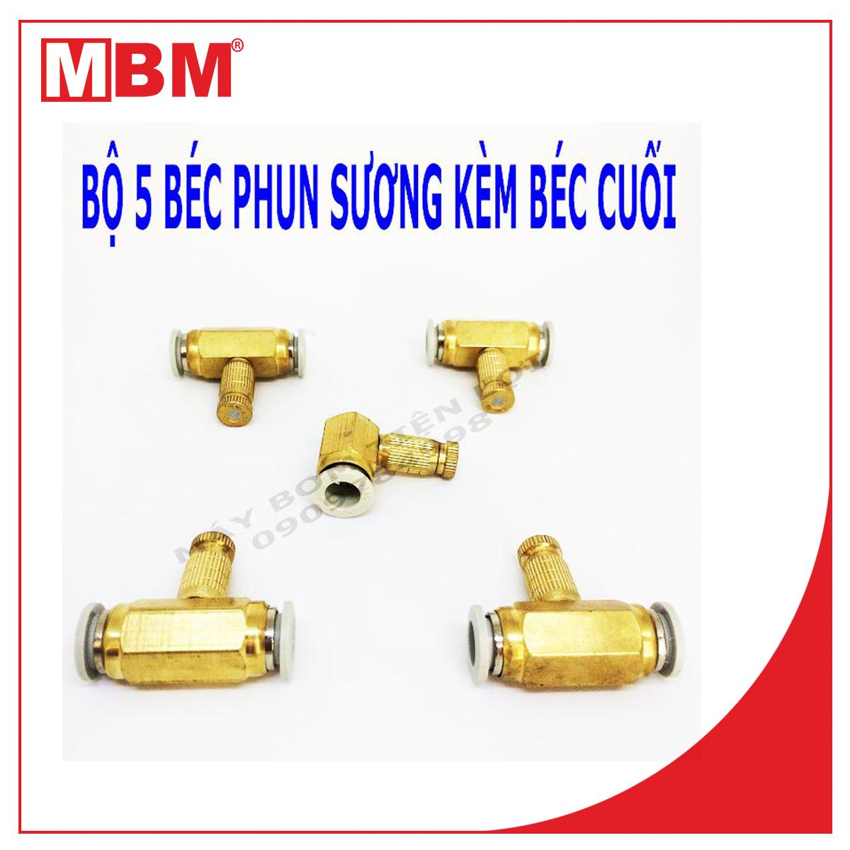 [HCM]Bộ phụ kiện phun sương 5 béc có đế cuối