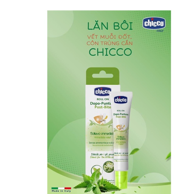 Lăn bôi vết muỗi, côn trùng cắn chicco