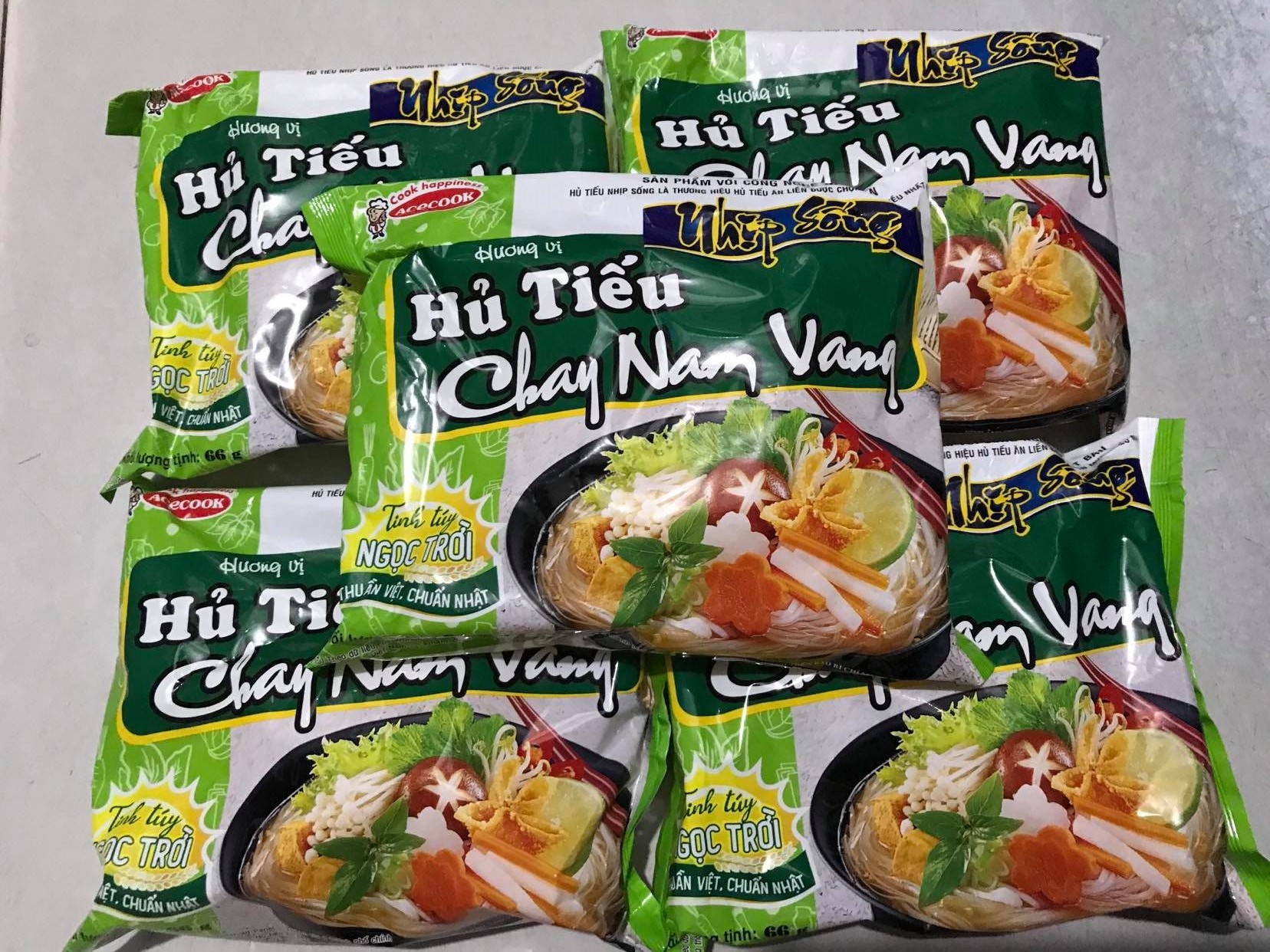 Combo 5 Gói Hủ Tiếu Nhịp Sống Acecook , hủ tiếu ăn liền, Bách hóa Minh Anh