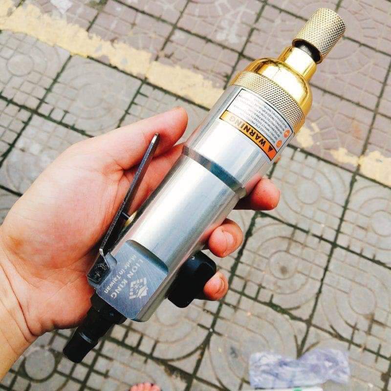 Máy Bắn Vít Dùng Hơi Đầu Vàng LionKing Tặng Kèm Đầu Mở Bulong 8+10mm