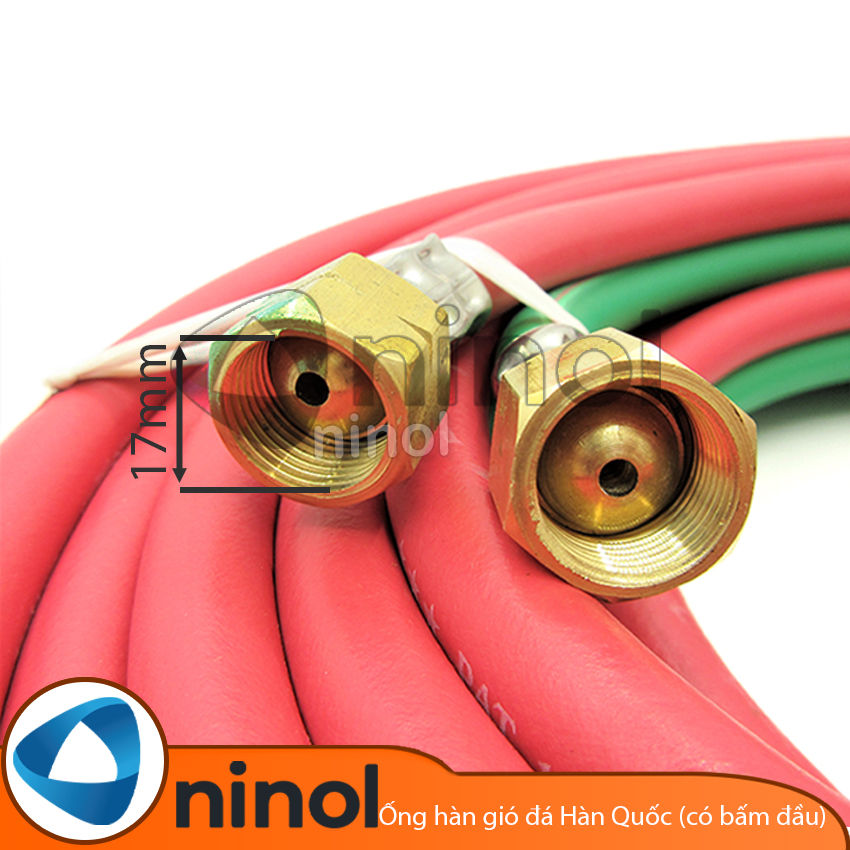 Ống hàn gió đá Goflex Hàn Quốc có bấm đầu