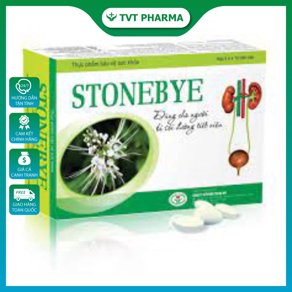Viên uống cho người sỏi thận stonebye stone bye