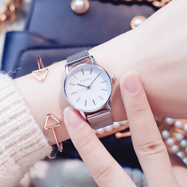 Đồng hồ thời trang nữ Ulzzang dây lưới cực đẹp K298