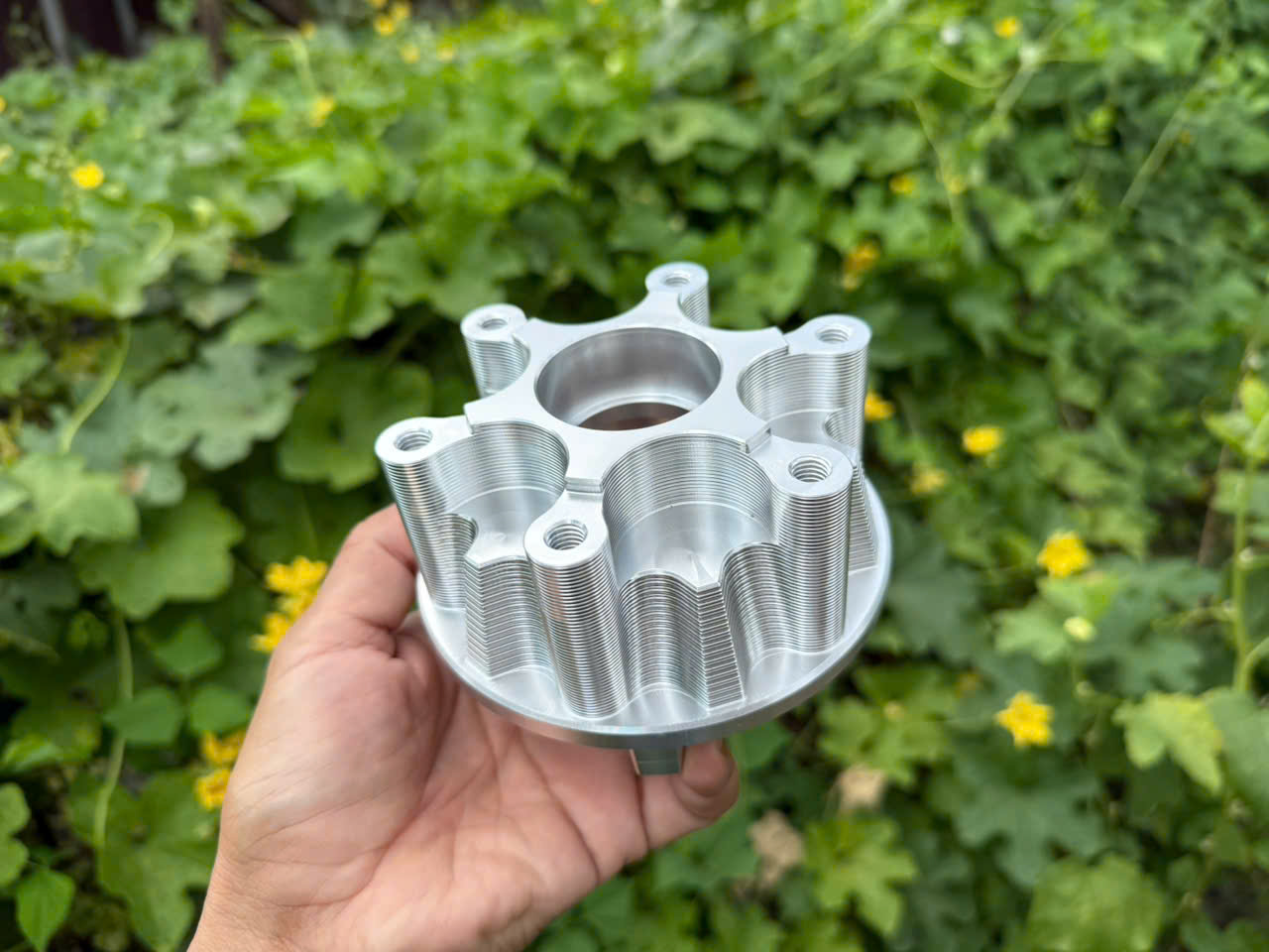 Cùi dĩa Exciter 150 nhôm CNC