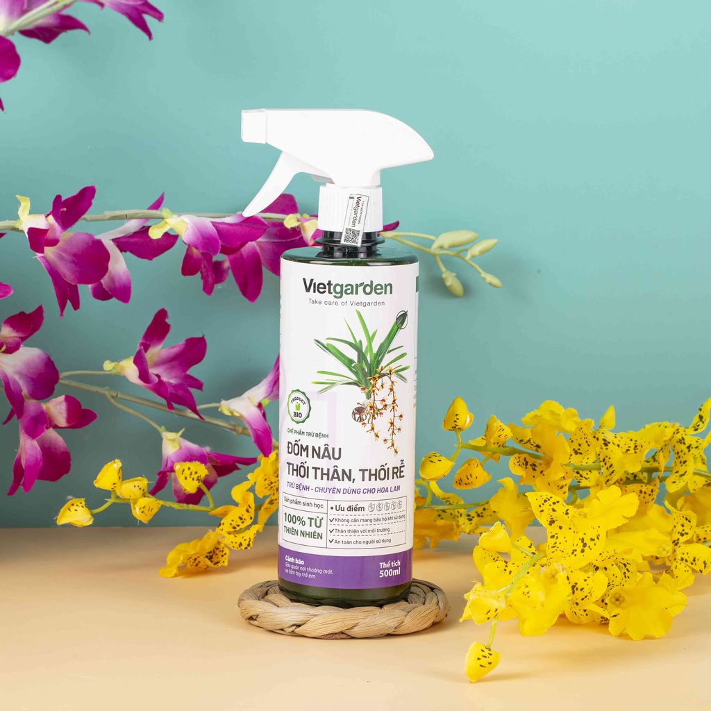 Thuốc trừ bệnh sinh học cho hoa lan dạng xịt (500ml)