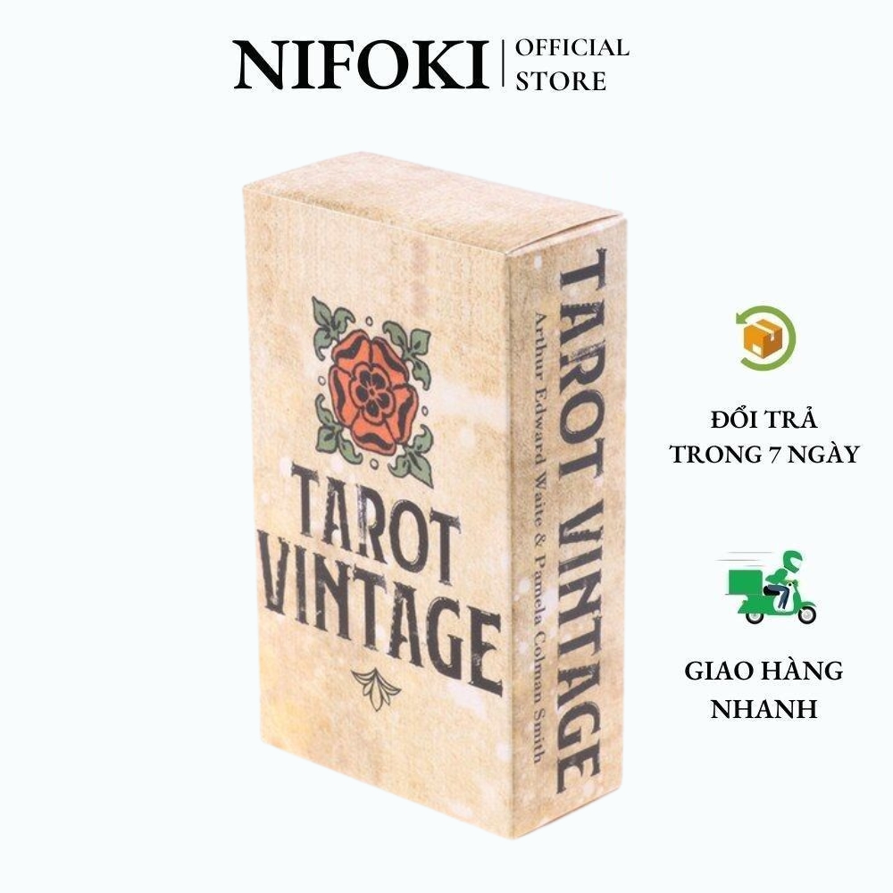 (Size Gốc) Bộ Bài Tarot Vintage Nifoki