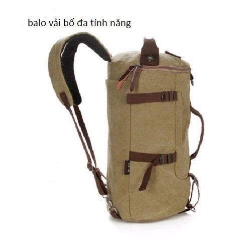 [HCM]Balo vải bố hình ống Cavas