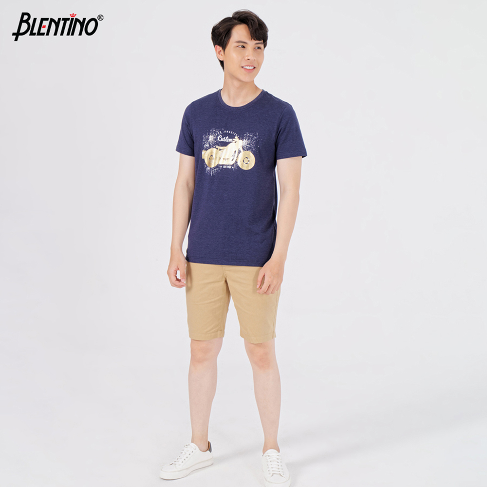 Blentino Áo Thun Nam Cổ Tròn TS20201
