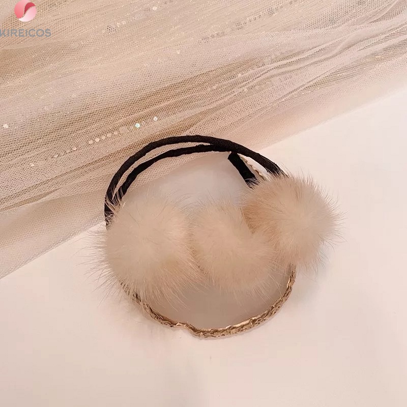 Dây búi tóc đính ngọc trai nhân tạo phong cách hàn quốc - màu ngẫu nhiên