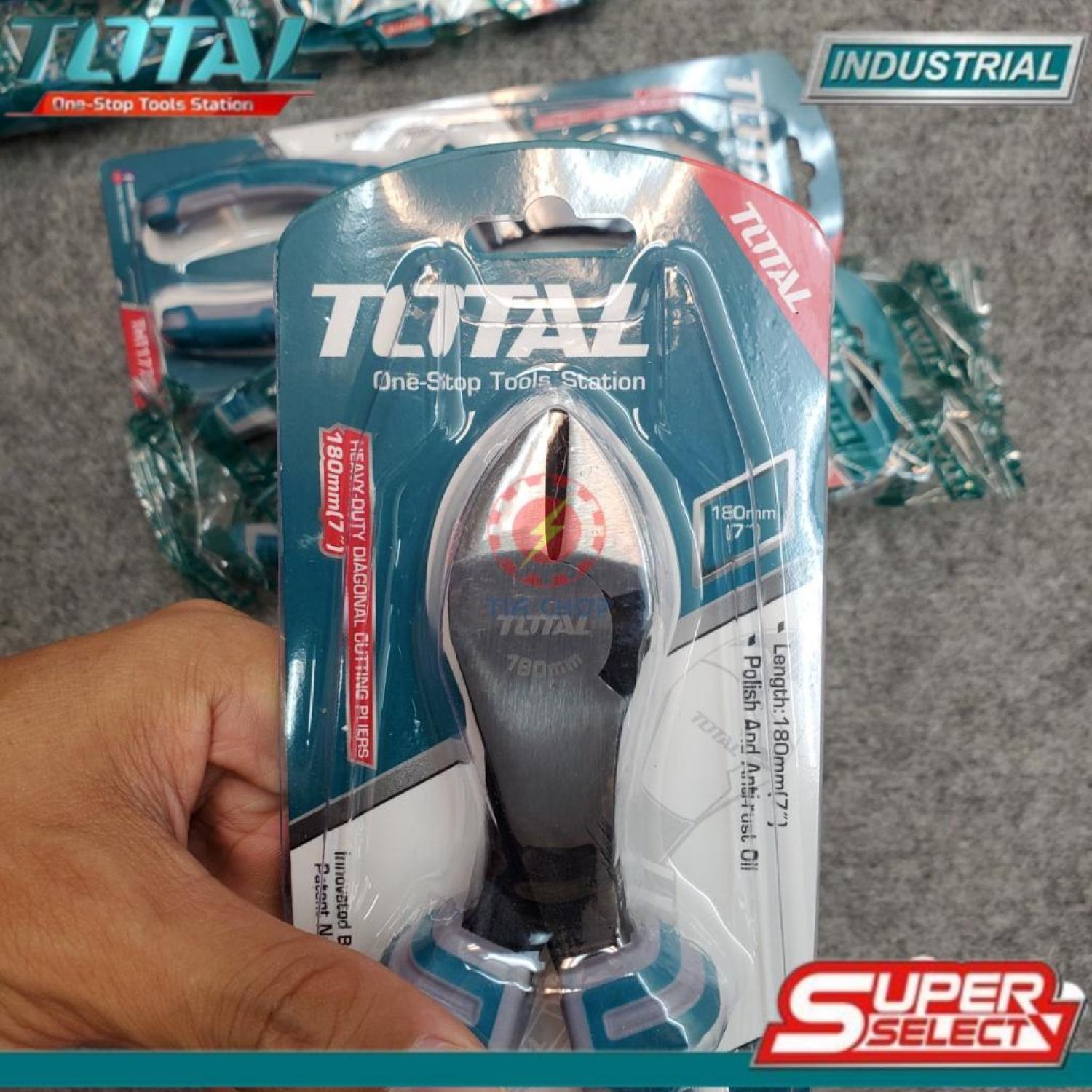 7" Kìm cắt đầu nặng Total THT1776P THT27716