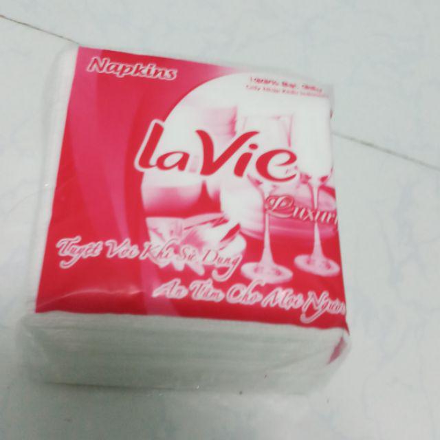 KHĂN GIẤY VUÔNG LAVIE (MẪU MỚI VILLA) MÀU TÍM QTP131
