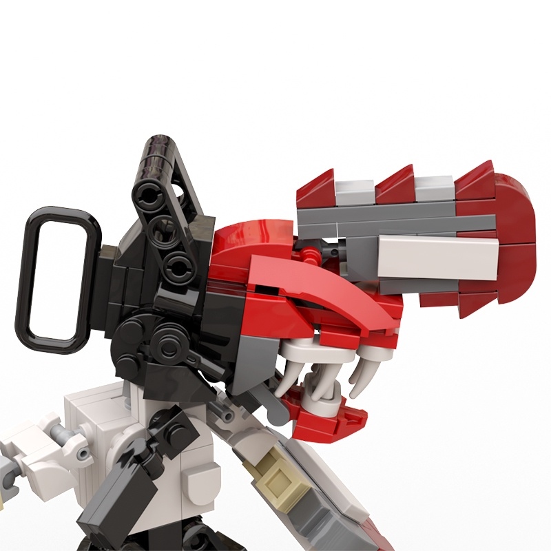 Bộ đồ chơi lắp ráp mô hình tàu ngầm / robot boochita 239 mảnh ghép cho bé chainsaw man