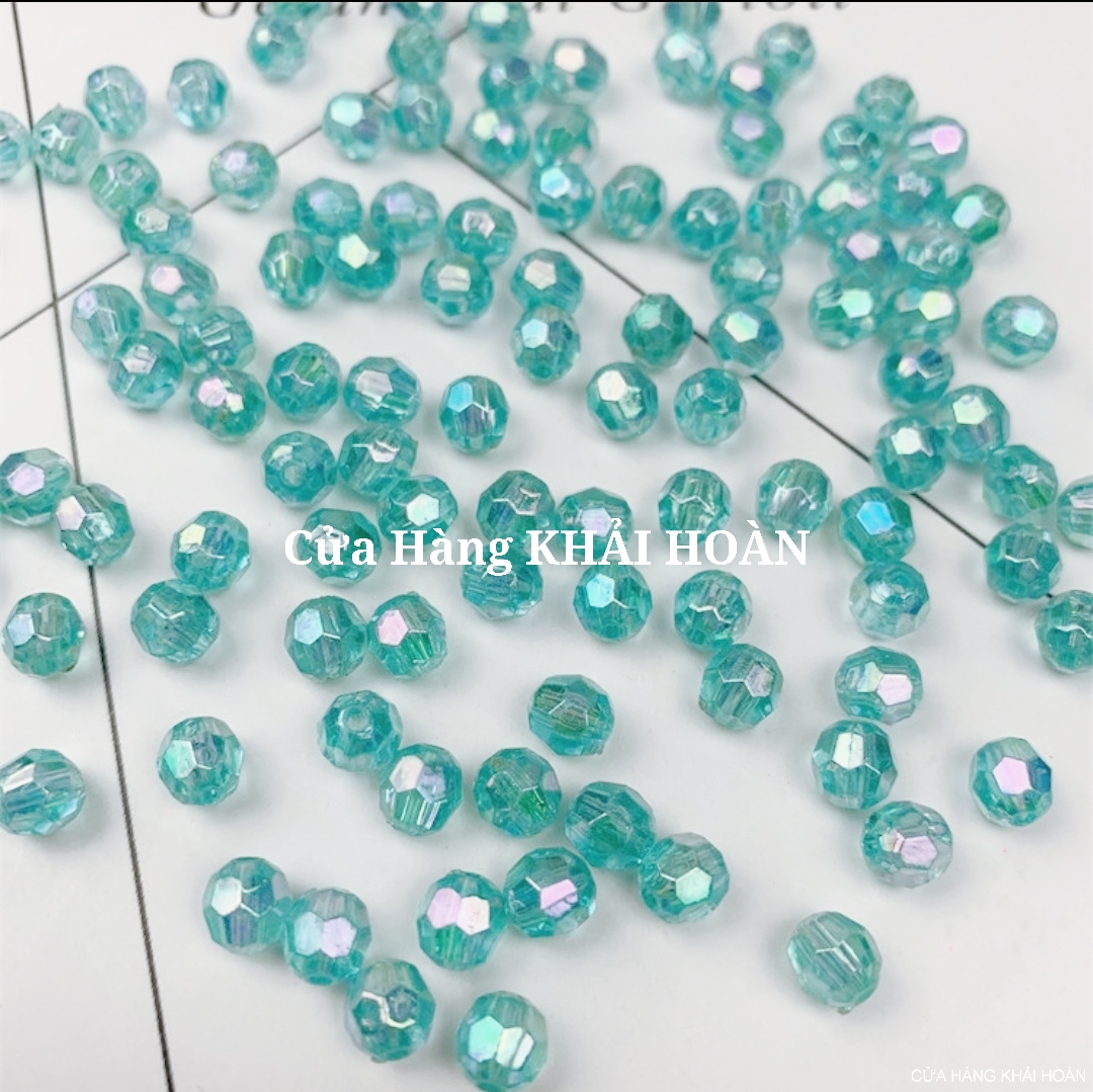 hạt Góc cừ 6--8mm trang trí nhiều màu